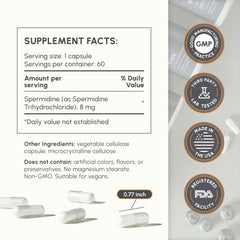 60-capsule bottle with label details