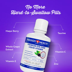 Gluten-free non-GMO ingredients for Passion 4 Health eye vitamins
