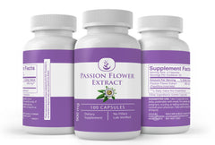 Lab Verified badge on Passion Flower Extract bottle