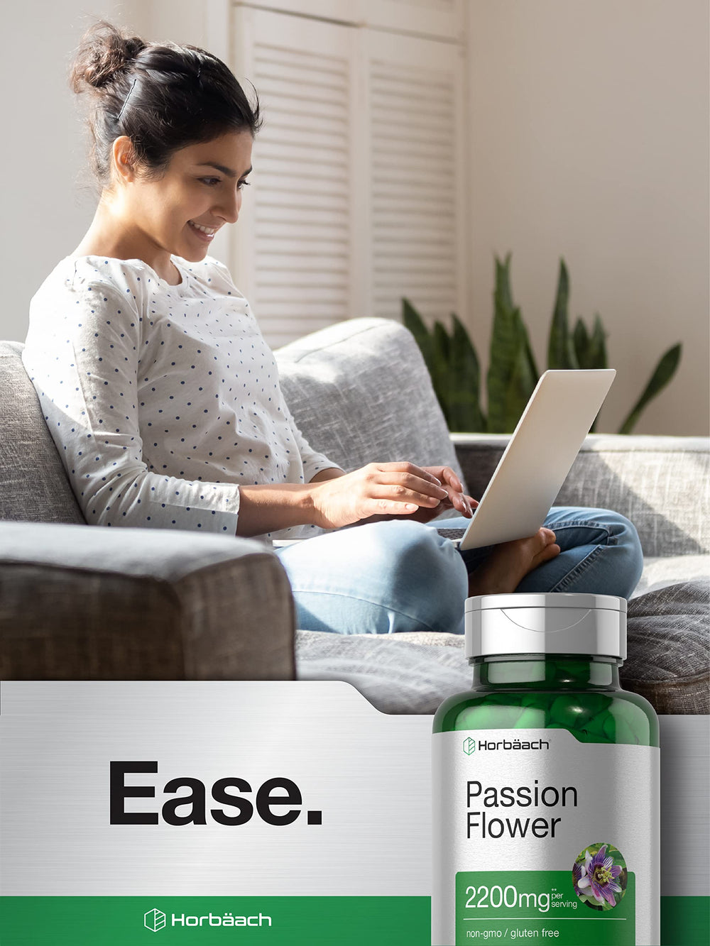 Passion flower plant extract imagery used in capsules