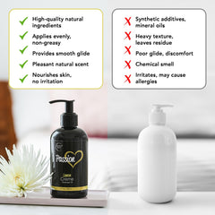 USA-made Passion Massage Oil packaging