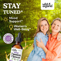 Passionflower tincture assisting women's wellness