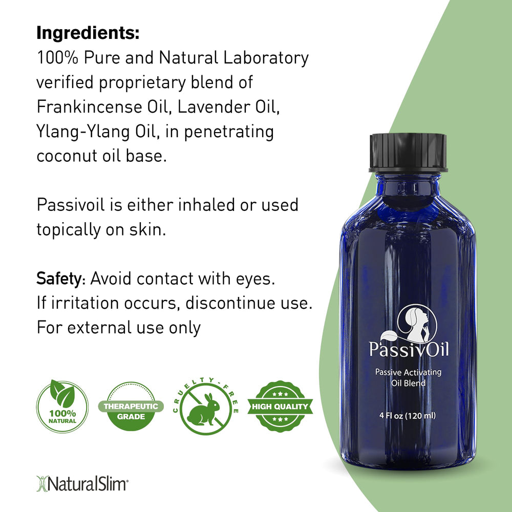 4oz Passivoil calming essential oil blend packaging