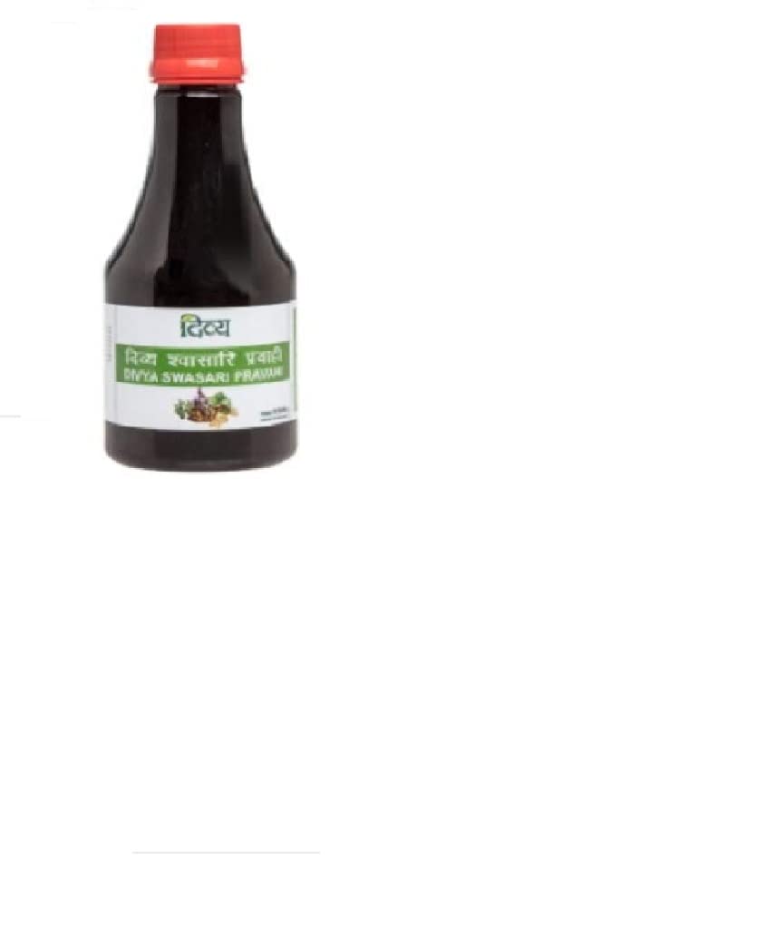 Patanjali Divya Swasari Pravahi Syrup bottle front 250ml