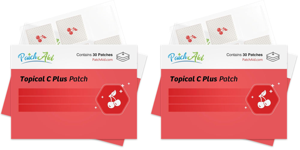 PatchAid C Plus Topical Patch packaging showing 2-count pack
