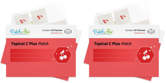 PatchAid C Plus Topical Patch packaging showing 2-count pack