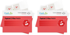 PatchAid C Plus Topical Patch packaging showing 2-count pack