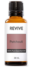 Patchouli essential oil bottle with dropper by Revive Essential Oils