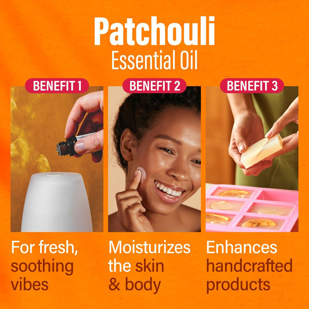 Patchouli oil candle-making inspiration