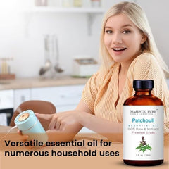 Patchouli essential oil for diffuser and aromatherapy