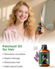 Patchouli oil for skincare and haircare