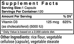 Vitamin D3 5,000 IU capsules for heart health
