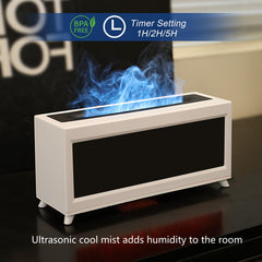 Living room with PATNOLE aromatherapy diffuser in use