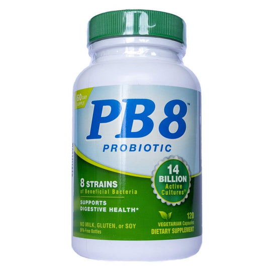 PB 8 8 Strains Probiotic 120 CT bottle front