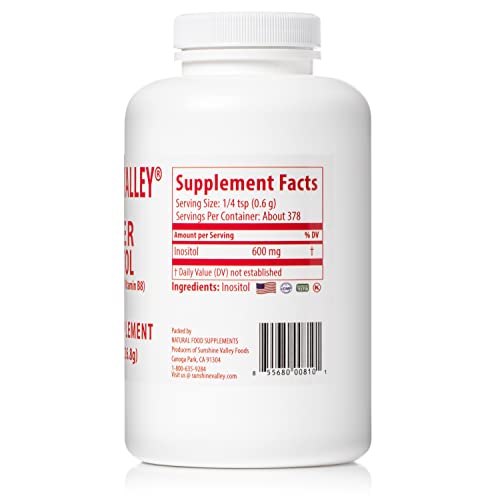 Vitamin B8 inositol powder for ovarian health