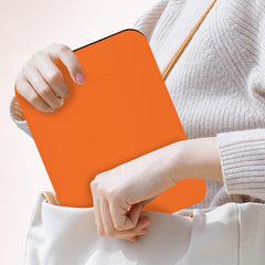 PDOZV orange PU leather casing protecting the mirror surface