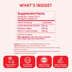 Peach Perfect Creatine for energy, strength, and lean muscle