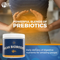 Prebiotic powder dissolving in a beverage