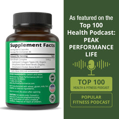 Vitamin Angels 1-for-1 donation program badge for Peak Performance.