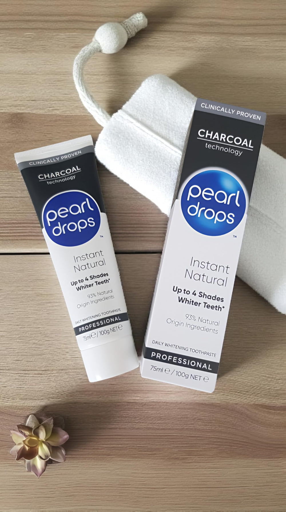 Activated charcoal and whitening agents infographic