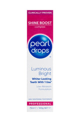 Close-up of minty pink toothpolish paste with gloss