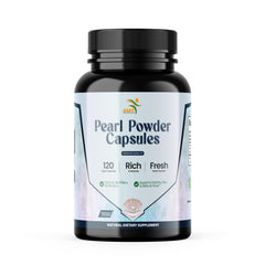 Pearl Powder Capsules bottle with label