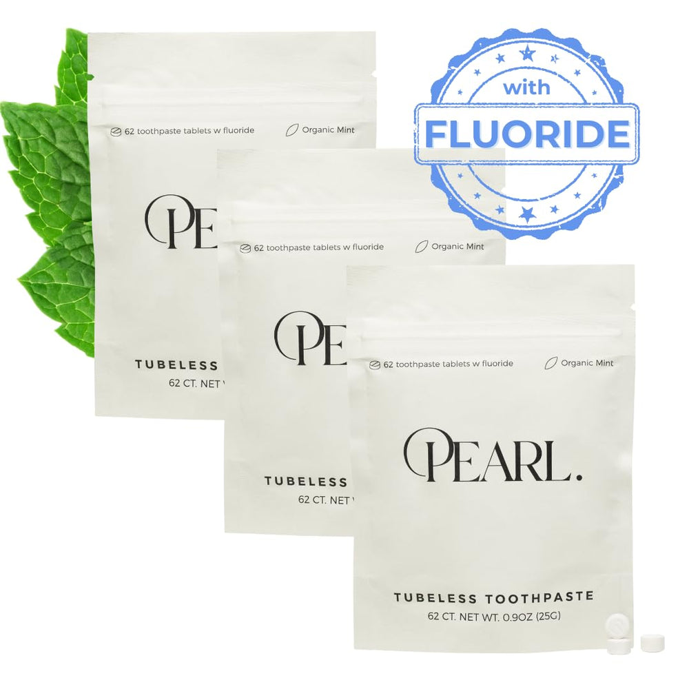 Natural whitening Pearl toothpaste tablets