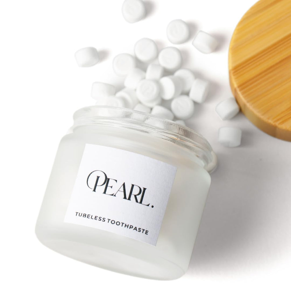 TSA-approved Pearl toothpaste tablets for travel