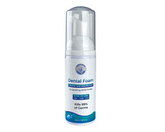 Dentures cleaned with Pearldent Dental Foam