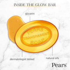 Pears Soap amber oils bar highlighting natural oils and moisture