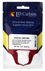 Pectic enzyme powder in a 1 oz package