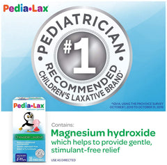 Pedia-Lax chewables dosage label for safe use
