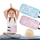 Pedobi kids castor oil wrap with floral design close-up