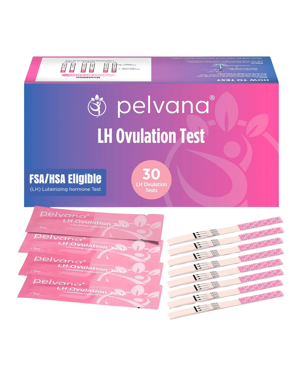 Pelvana 30 LH ovulation test kit front view