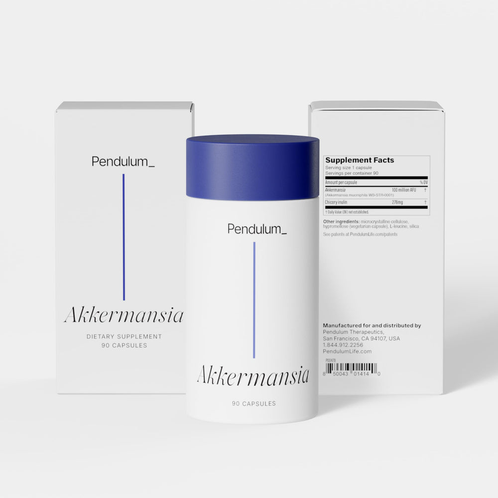 Ingredients list for Pendulum Akkermansia probiotic