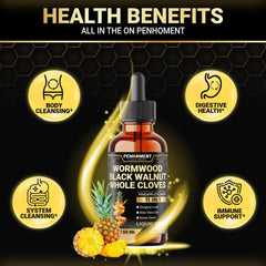 2 oz Penhoment bottle with Pineapple flavor label
