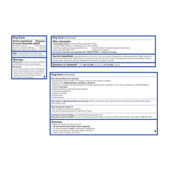 Pepcid Complete ingredients list highlights calcium carbonate and magnesium hydroxide.