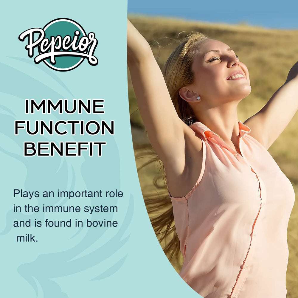 Graphic showing immune support and iron absorption benefits