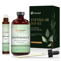 4 oz peppermint essential oil bottle