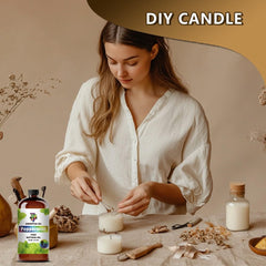 DIY candles and soaps scented with Peppermint Essential Oil