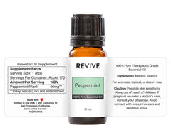 Peppermint essential oil for diffuser and aromatherapy