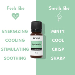 Peppermint essential oil suitable for massage