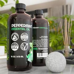 Peppermint essential oil for laundry