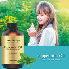 Peppermint essential oil for aromatherapy and diffusers