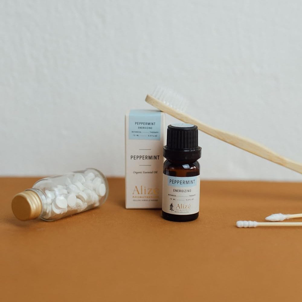 Peppermint essential oil diffuser usage