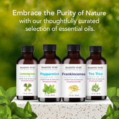 Peppermint oil ingredients showing purity and no fillers