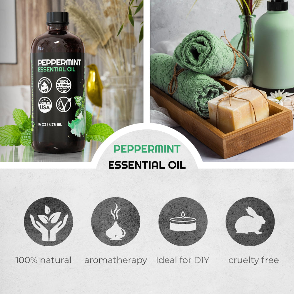 Peppermint essential oil for soap making