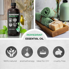 Peppermint essential oil for soap making