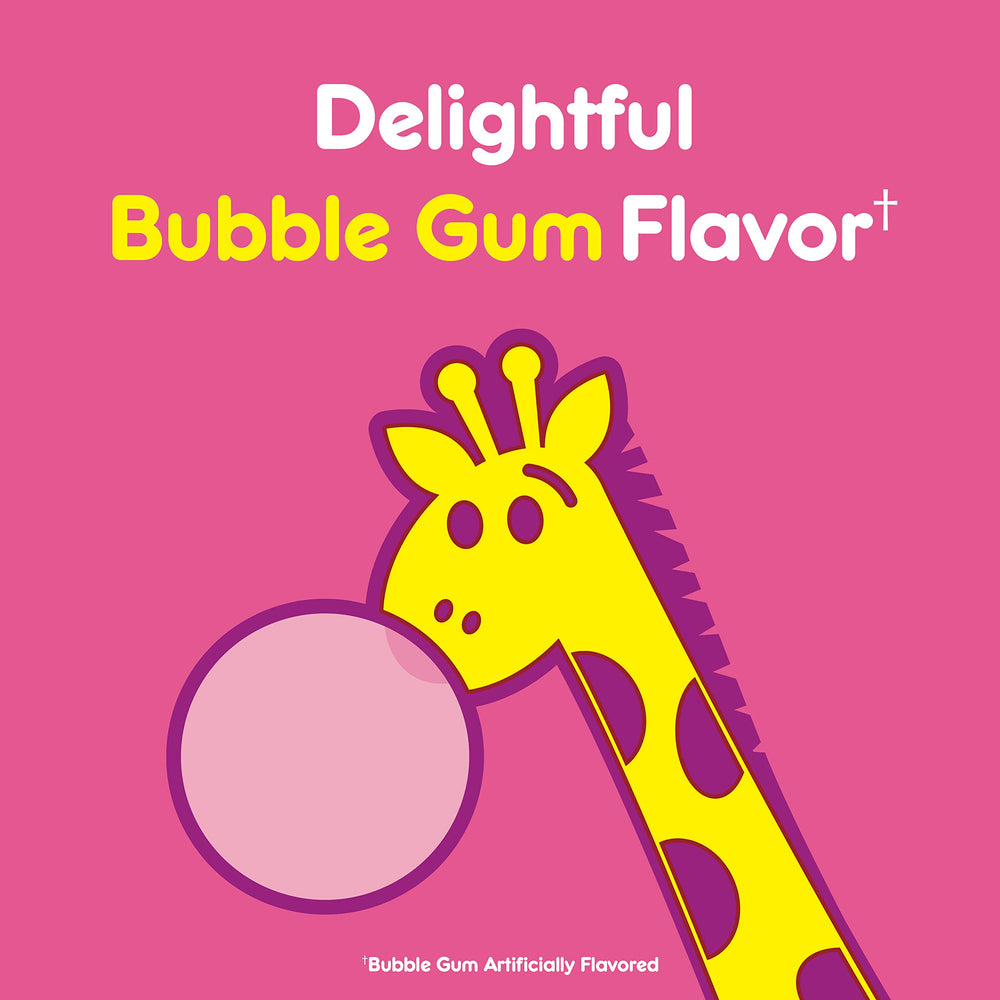 Pepto Kids Gummies child enjoying gummy during moments of stomach discomfort