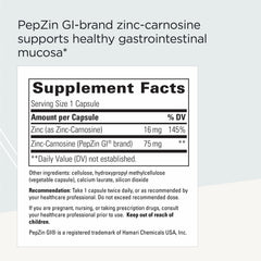 PepZinGI zinc-carnosine complex illustration